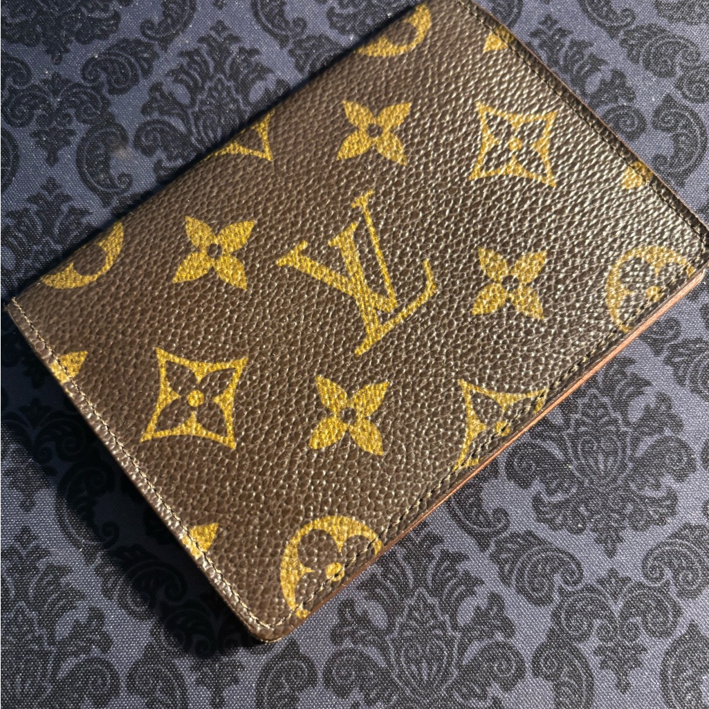 Louis Vuitton Brown And Gold Monogram Card Holder Louis Vuitton Brown And Gold Monogram Card Holder